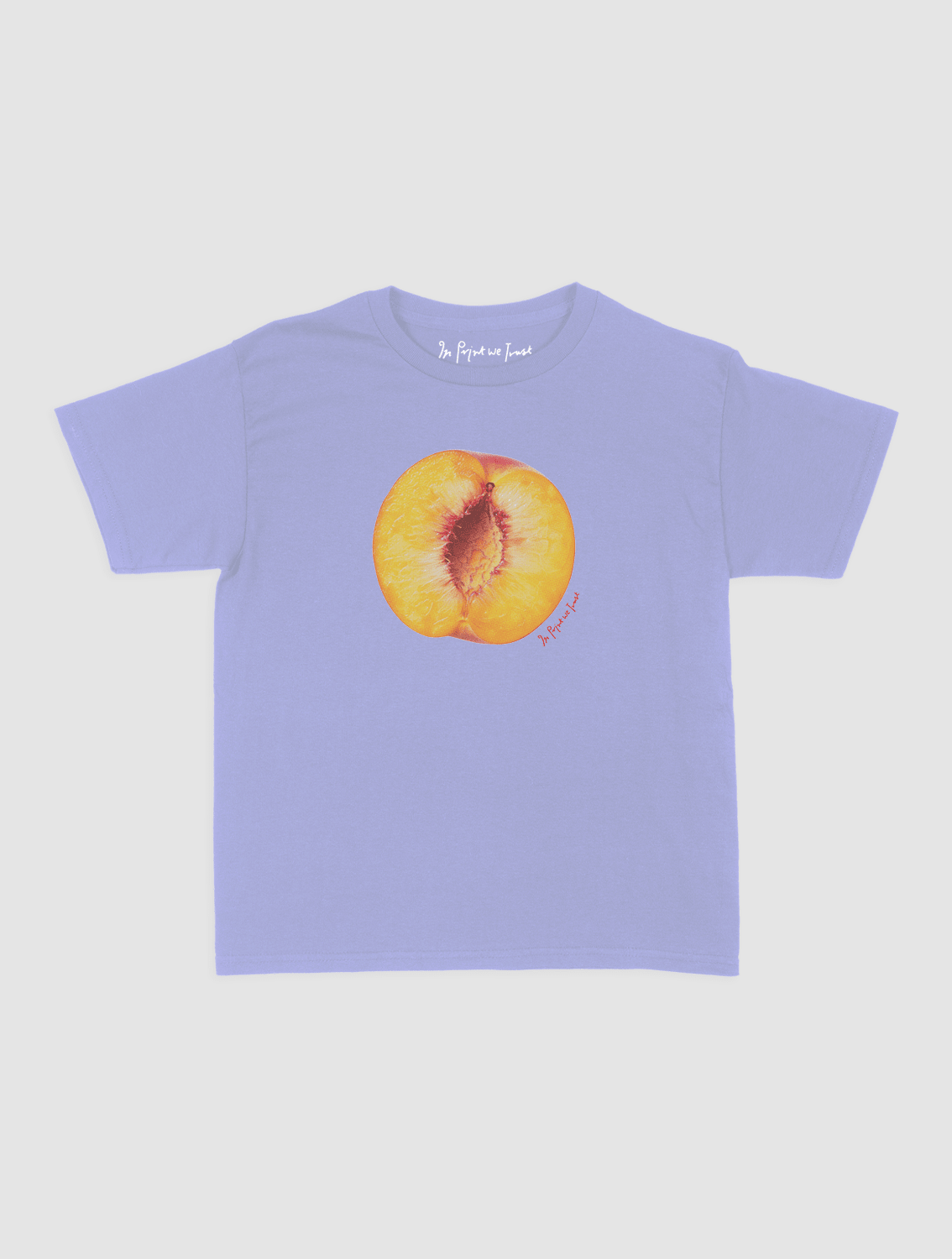you're a peach! baby tee - In Print We Trust