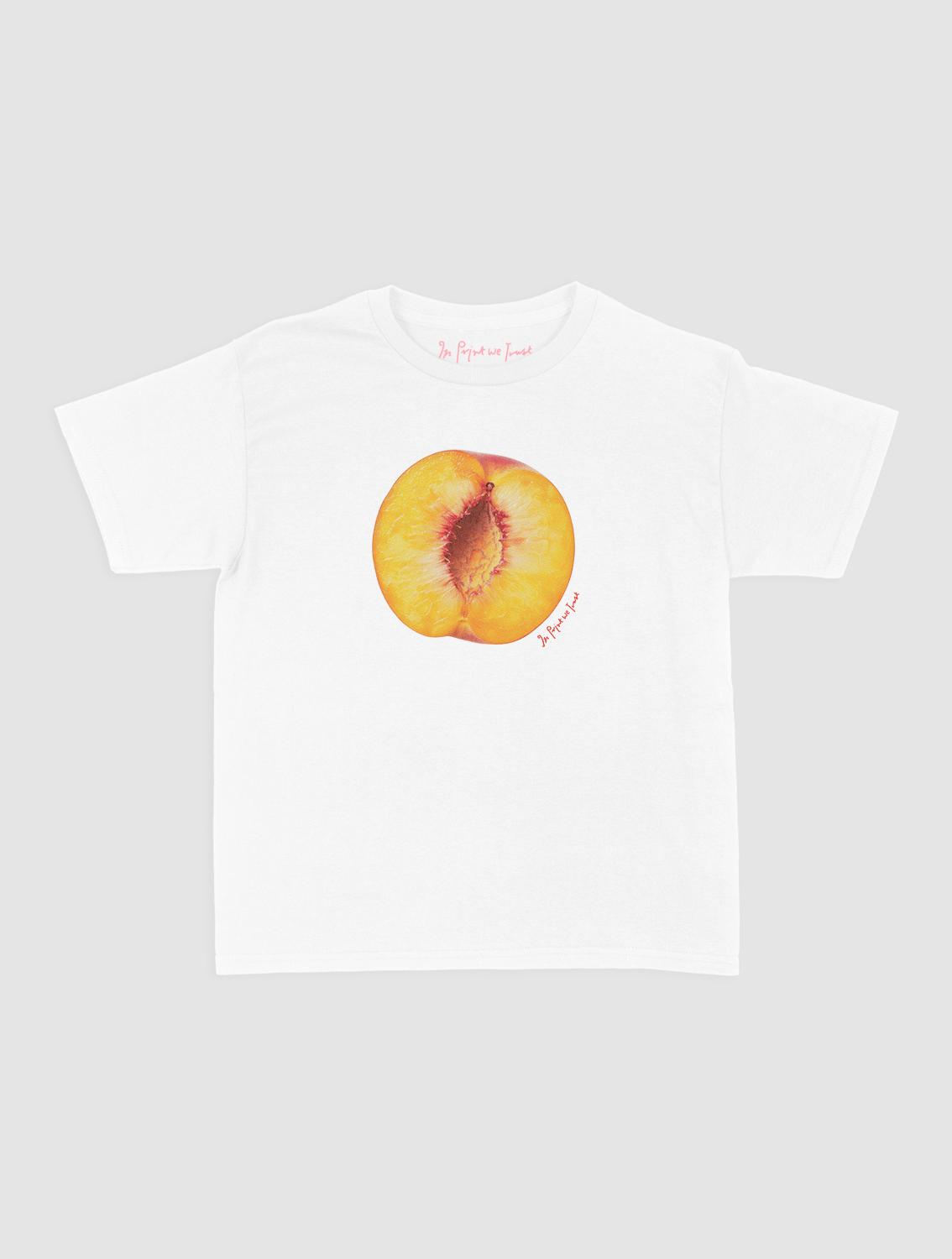 you're a peach! baby tee - In Print We Trust