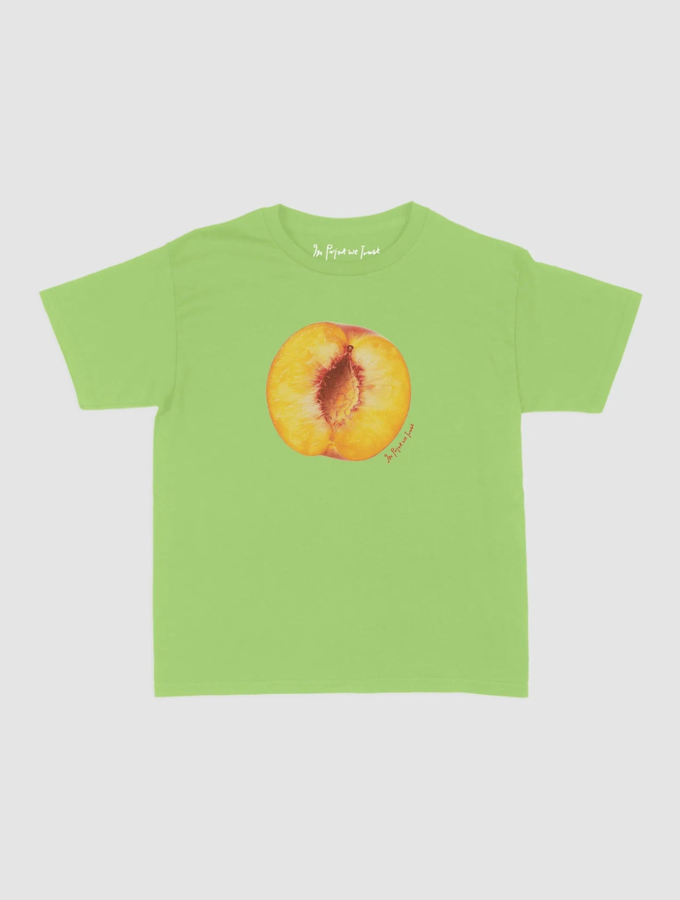 you're a peach! baby tee - In Print We Trust