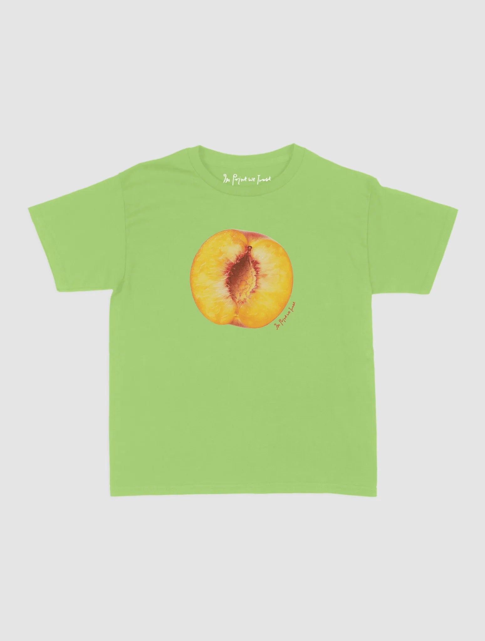 you're a peach! baby tee - In Print We Trust