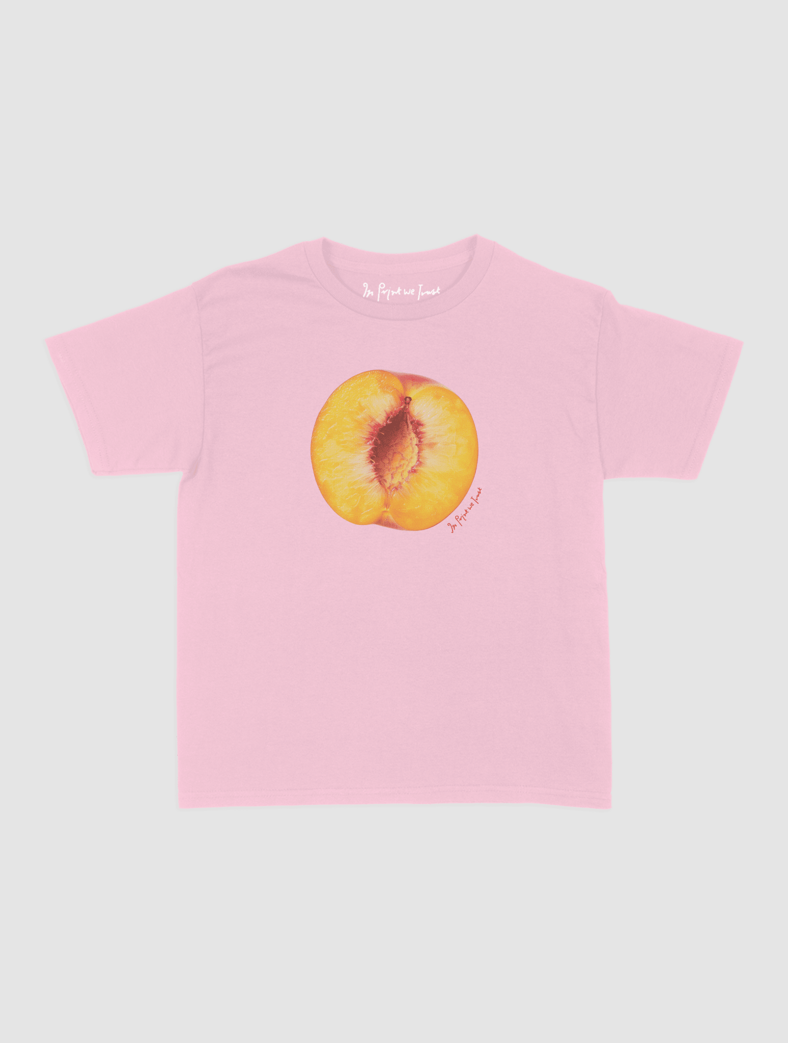you're a peach! baby tee - In Print We Trust