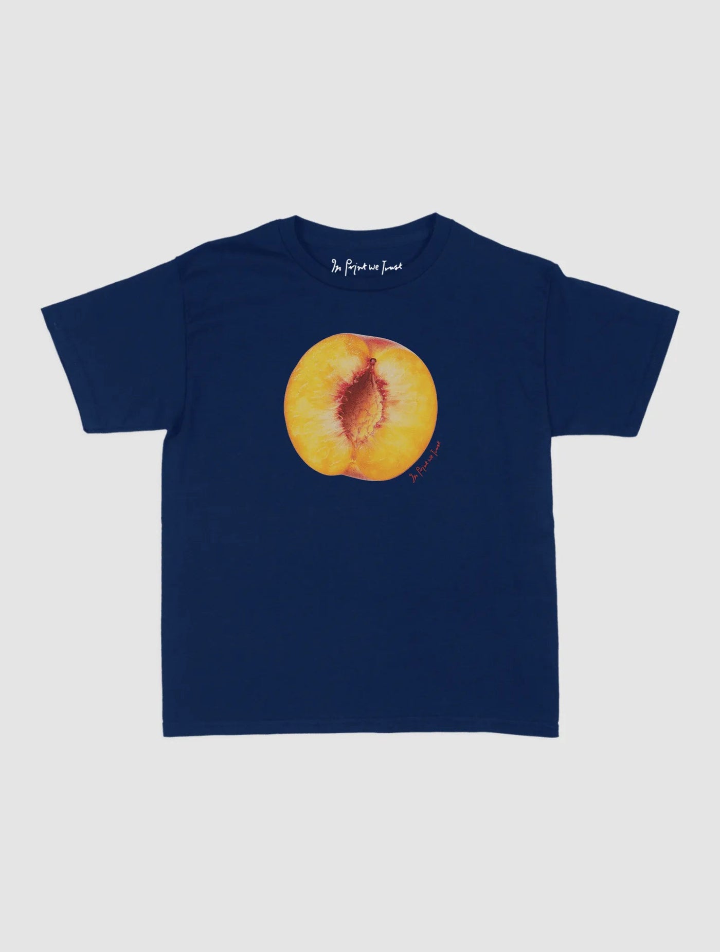 you're a peach! baby tee - In Print We Trust