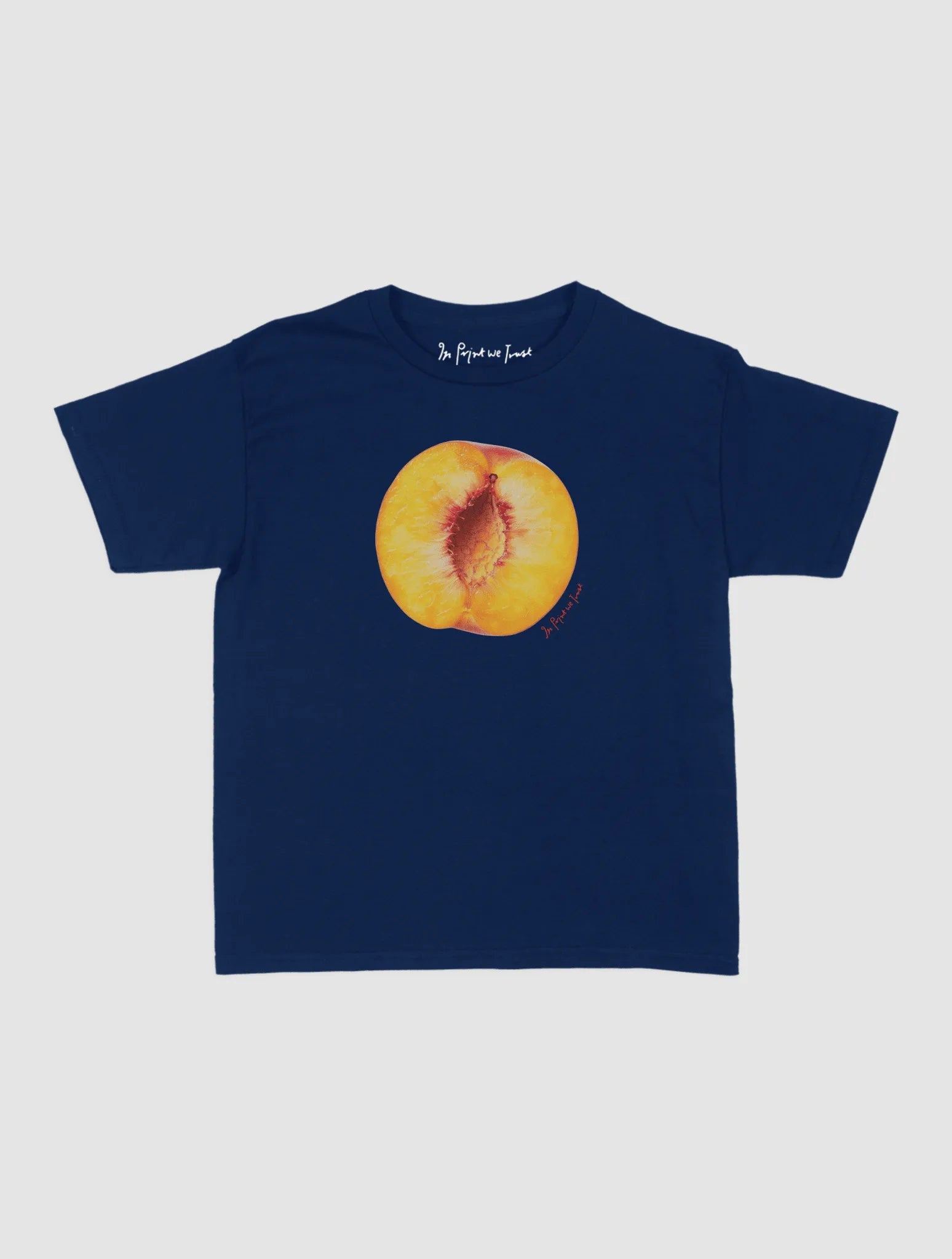 you're a peach! baby tee - In Print We Trust