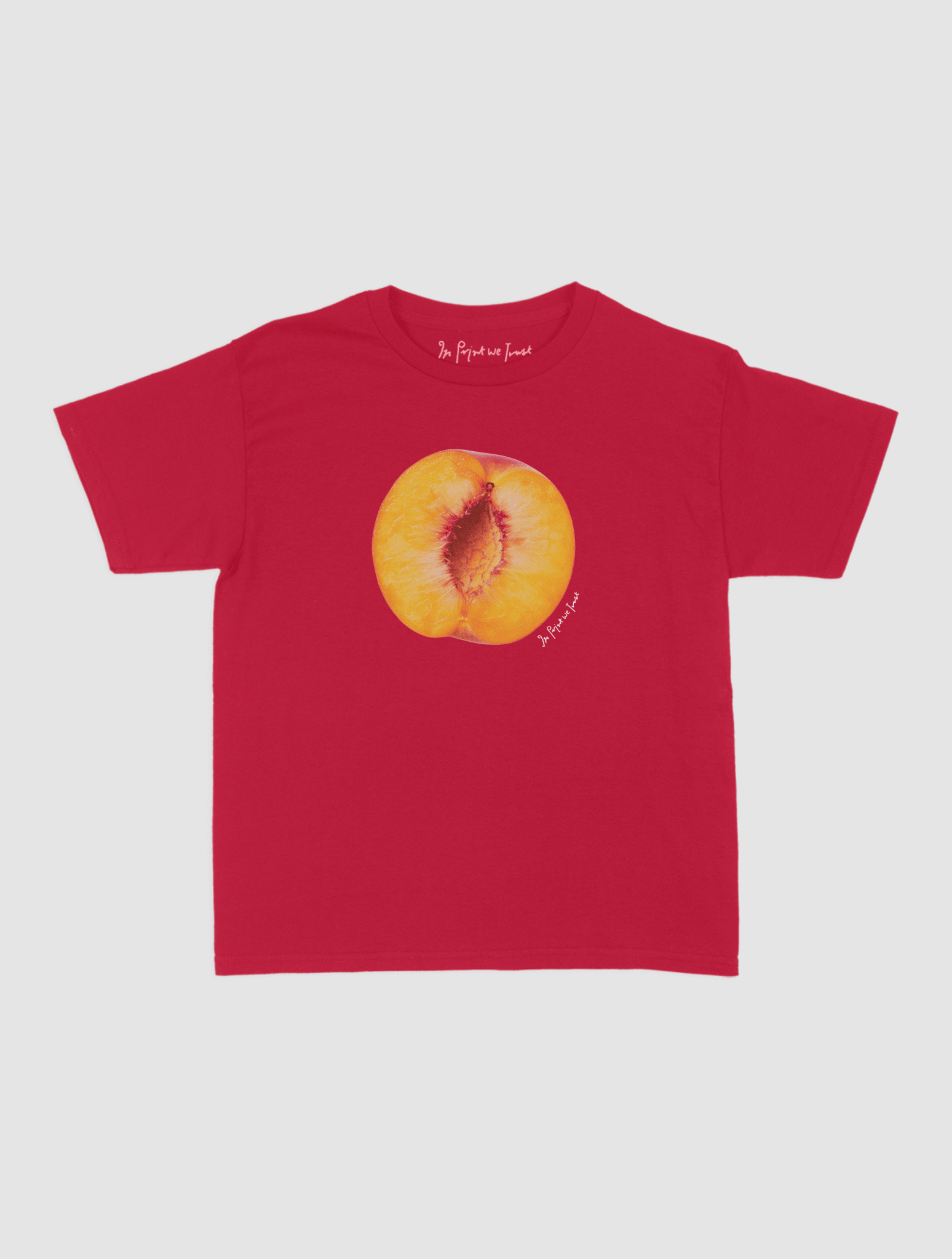 you're a peach! baby tee - In Print We Trust