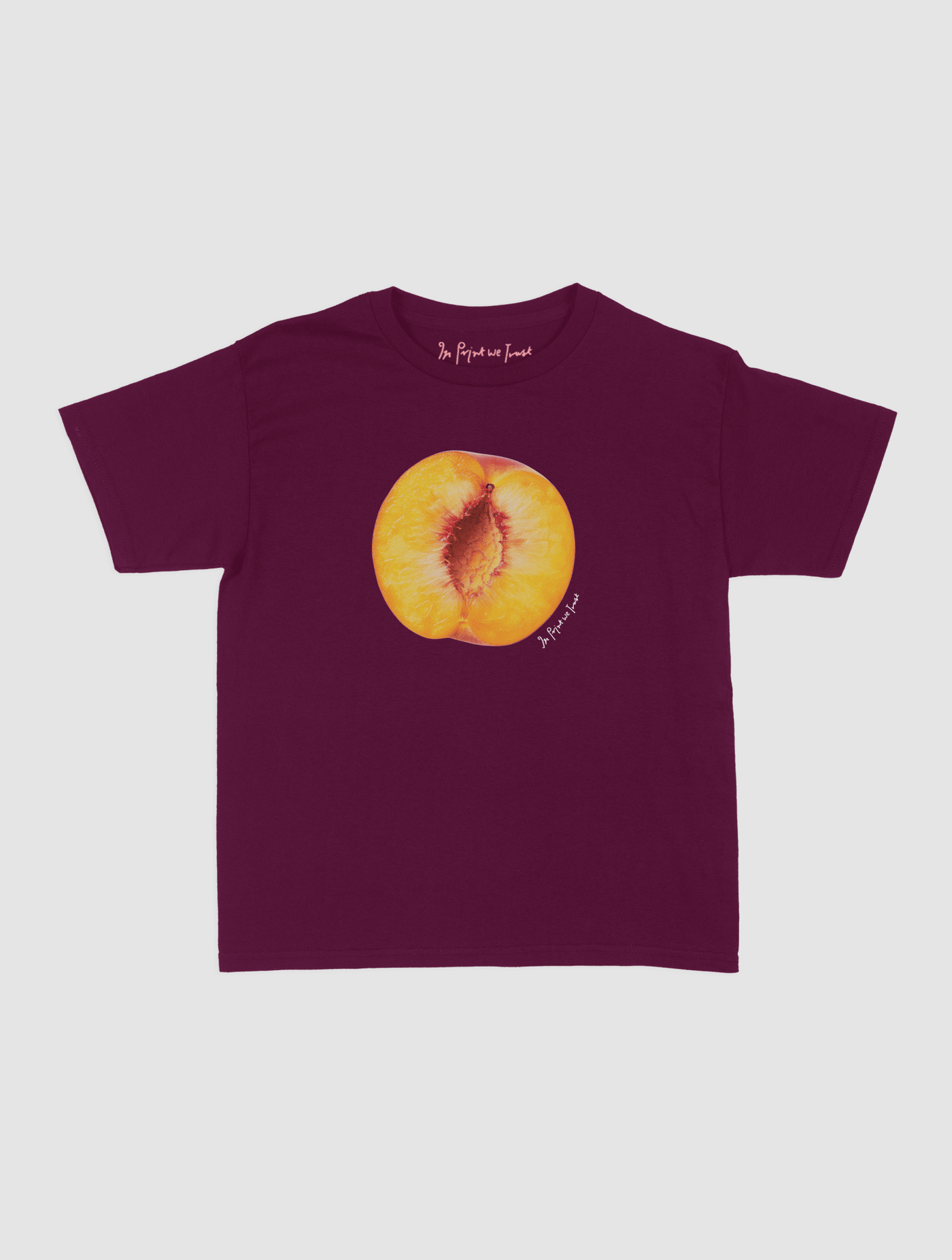 you're a peach! baby tee - In Print We Trust