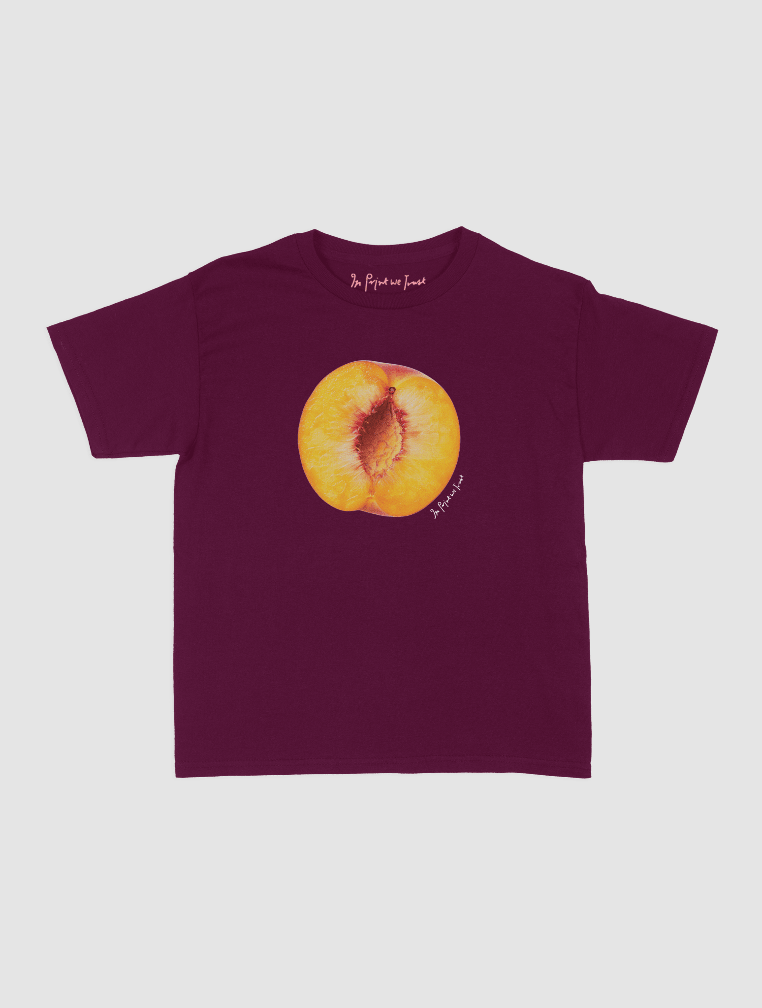 you're a peach! baby tee - In Print We Trust