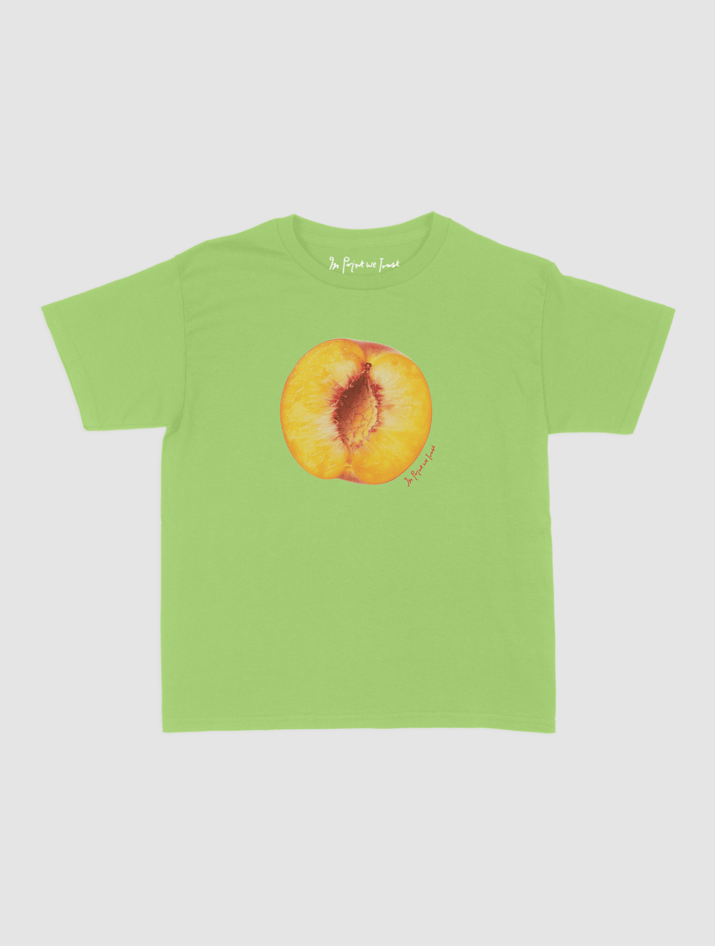 you're a peach! baby tee - In Print We Trust