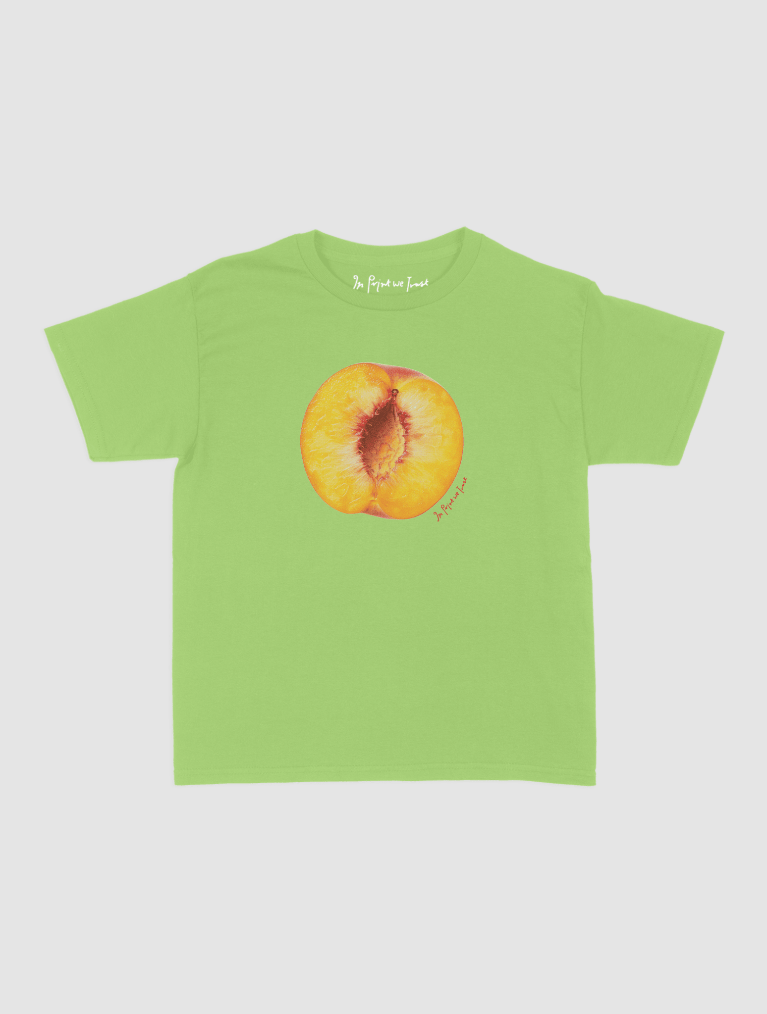you're a peach! baby tee - In Print We Trust