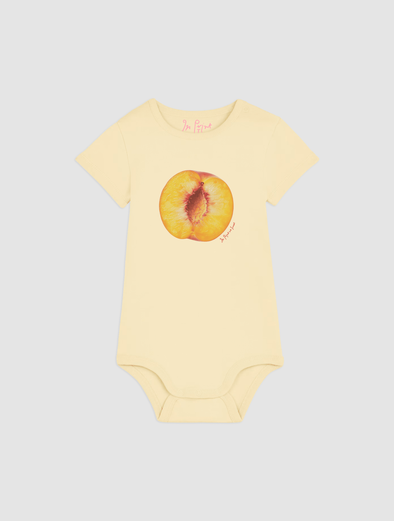you're a peach bodysuit for babies - In Print We Trust