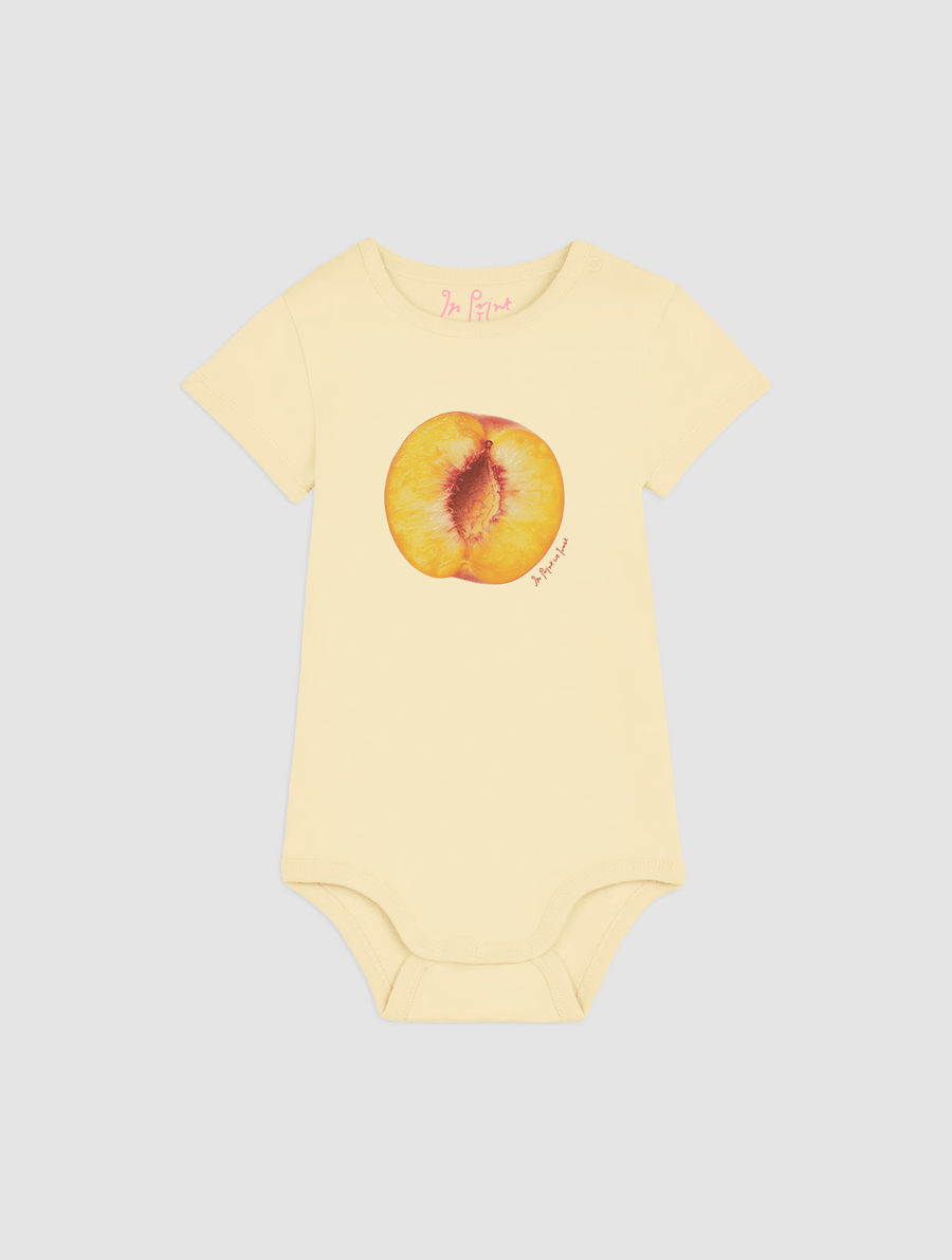 you're a peach bodysuit for babies - In Print We Trust