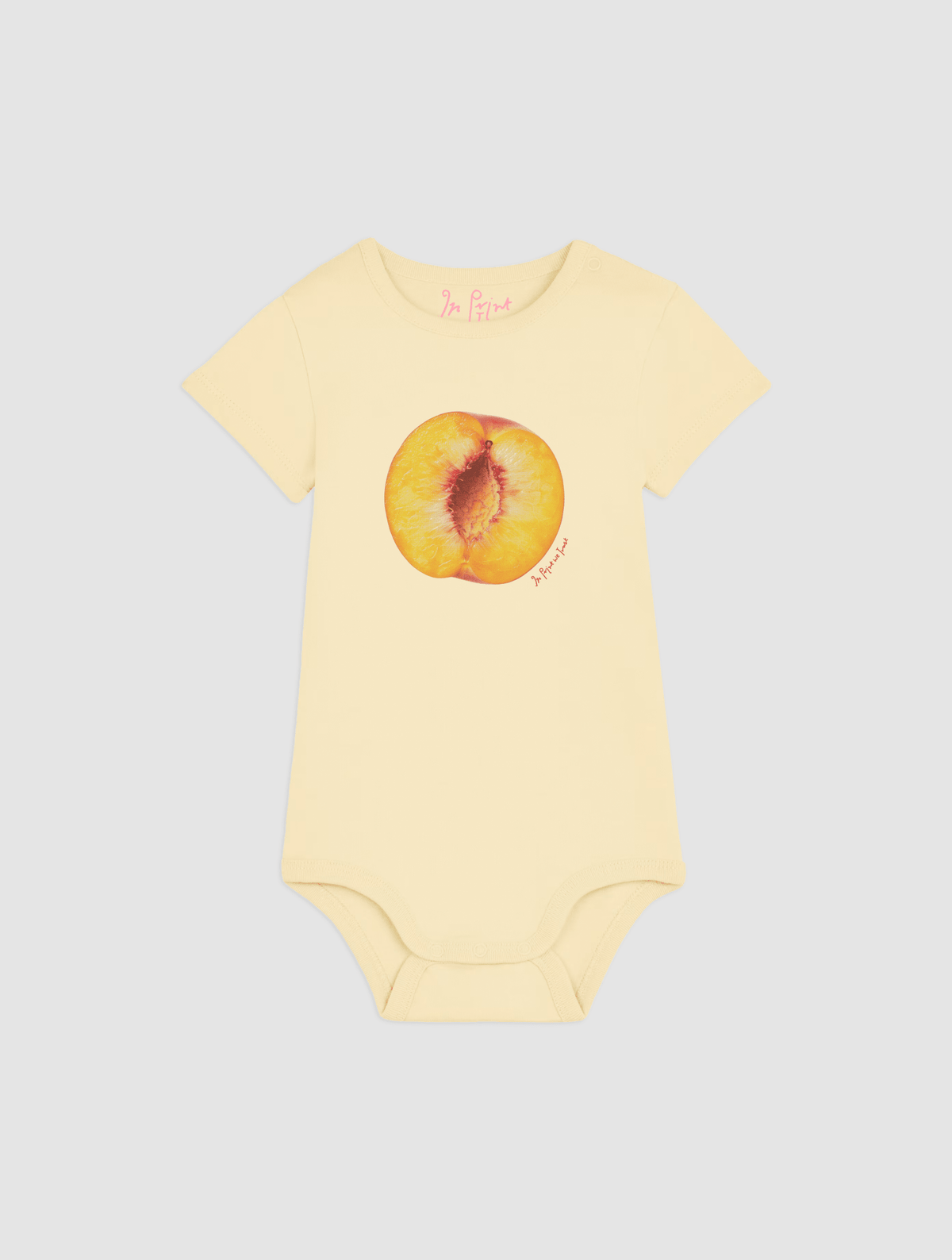 you're a peach bodysuit for babies - In Print We Trust