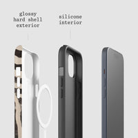 zebra tough iPhone case - In Print We Trust