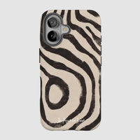 zebra tough iPhone case - In Print We Trust