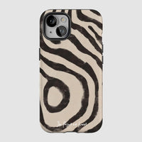 zebra tough iPhone case - In Print We Trust