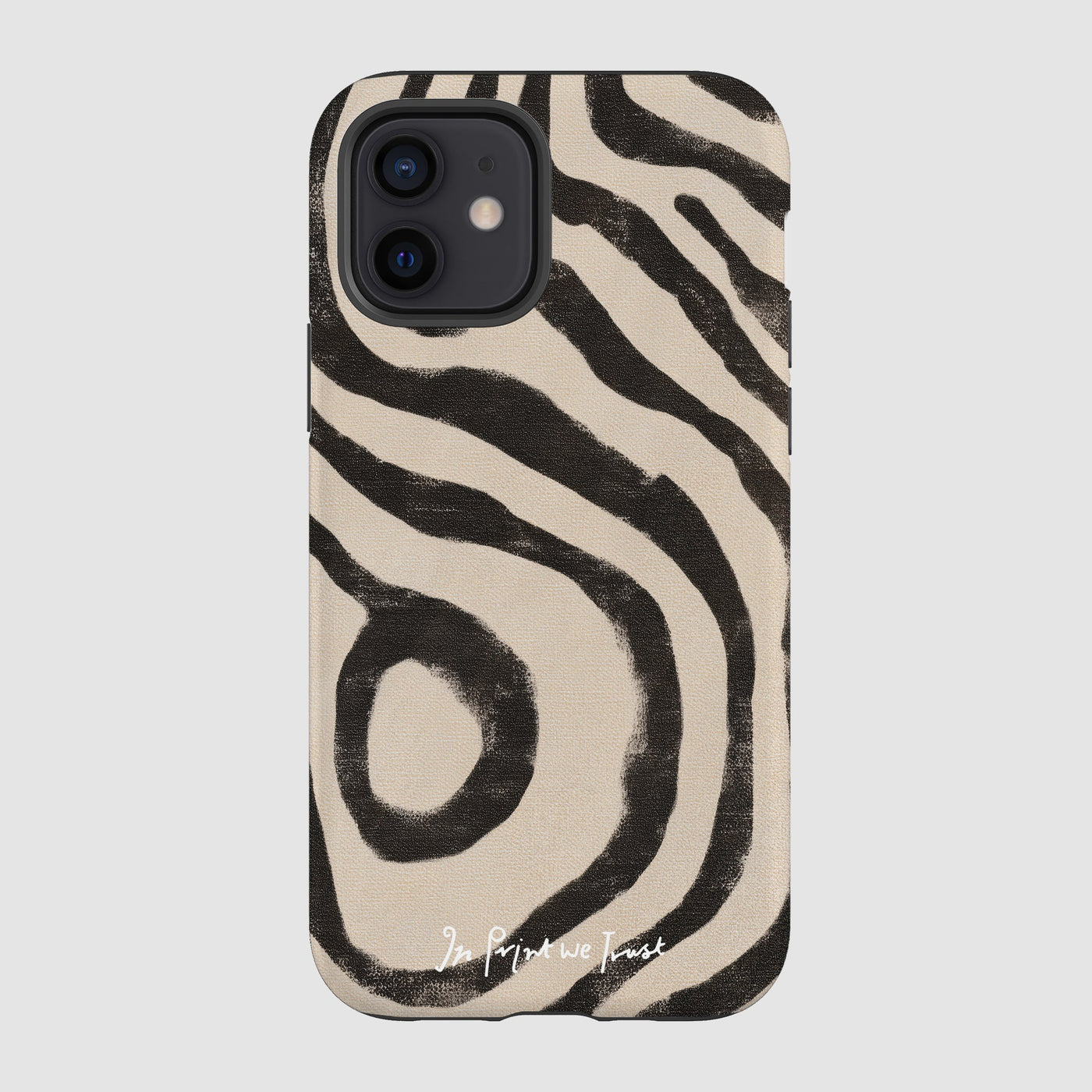 zebra tough iPhone case - In Print We Trust