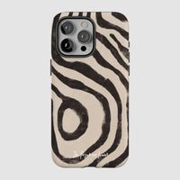 zebra tough iPhone case - In Print We Trust