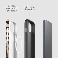 zebra tough iPhone case - In Print We Trust