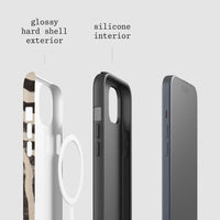 zebra tough iPhone case - In Print We Trust