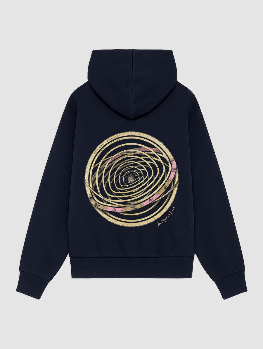 zodiac navy hoodie - In Print We Trust