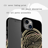 zodiac tough iPhone case - In Print We Trust