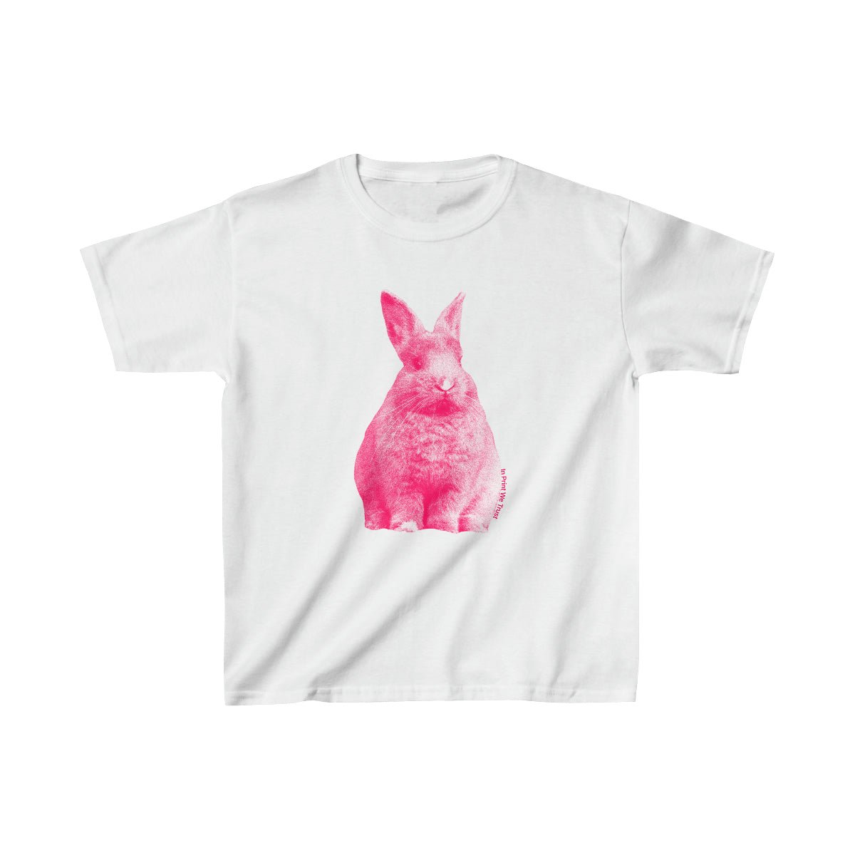 'Bunny Hop' baby tee - In Print We Trust
