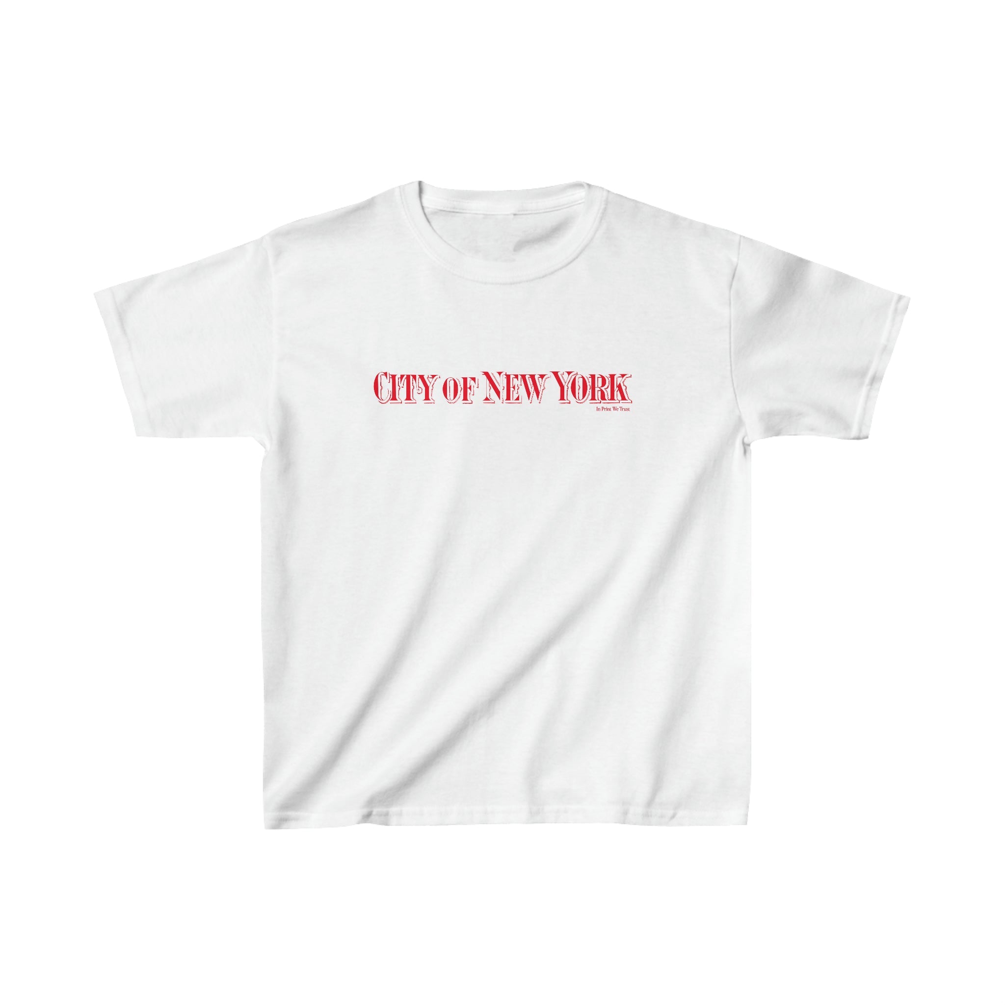 'City of New York' baby tee - In Print We Trust