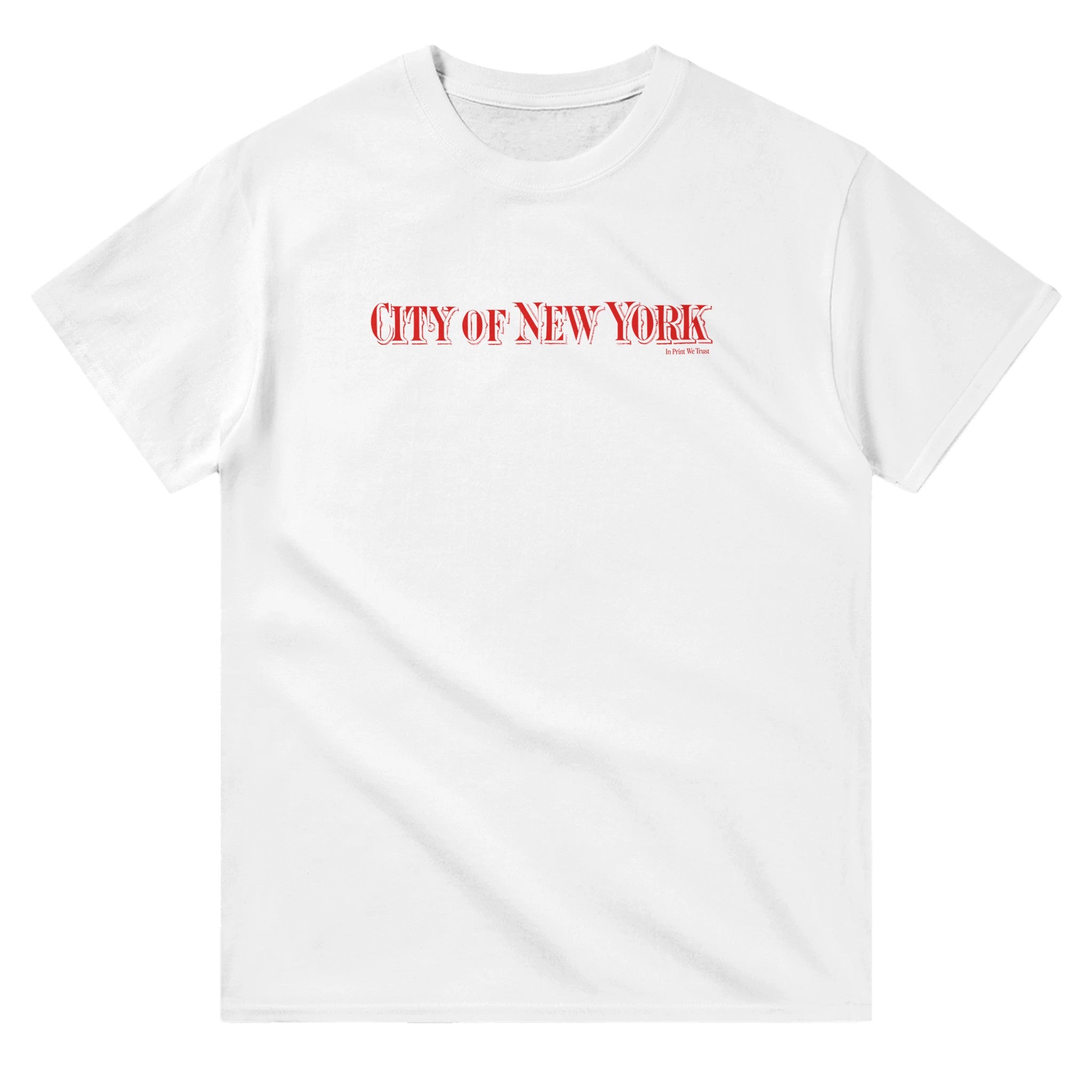 'City of New York' classic tee - In Print We Trust