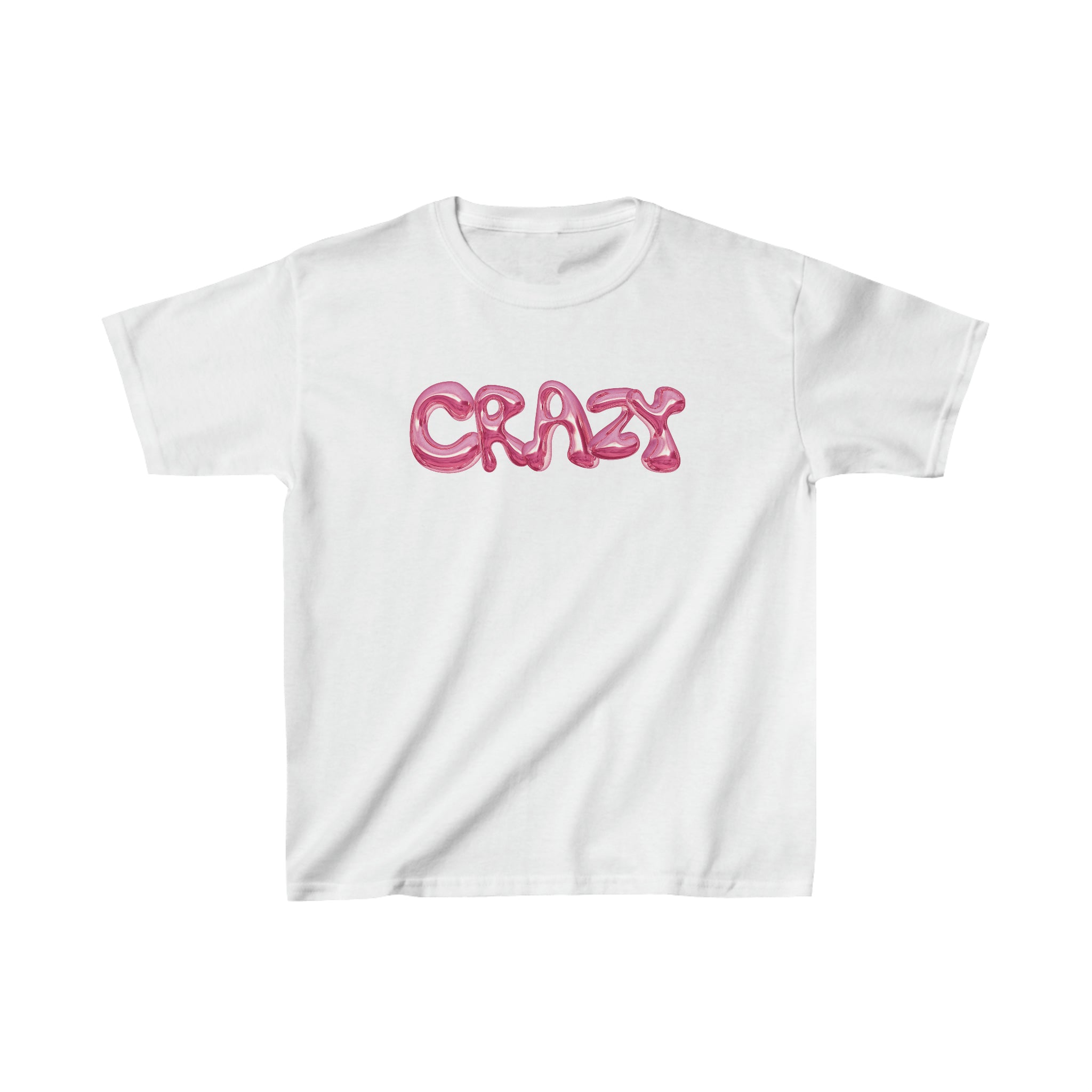 'CRAZY' baby tee - In Print We Trust