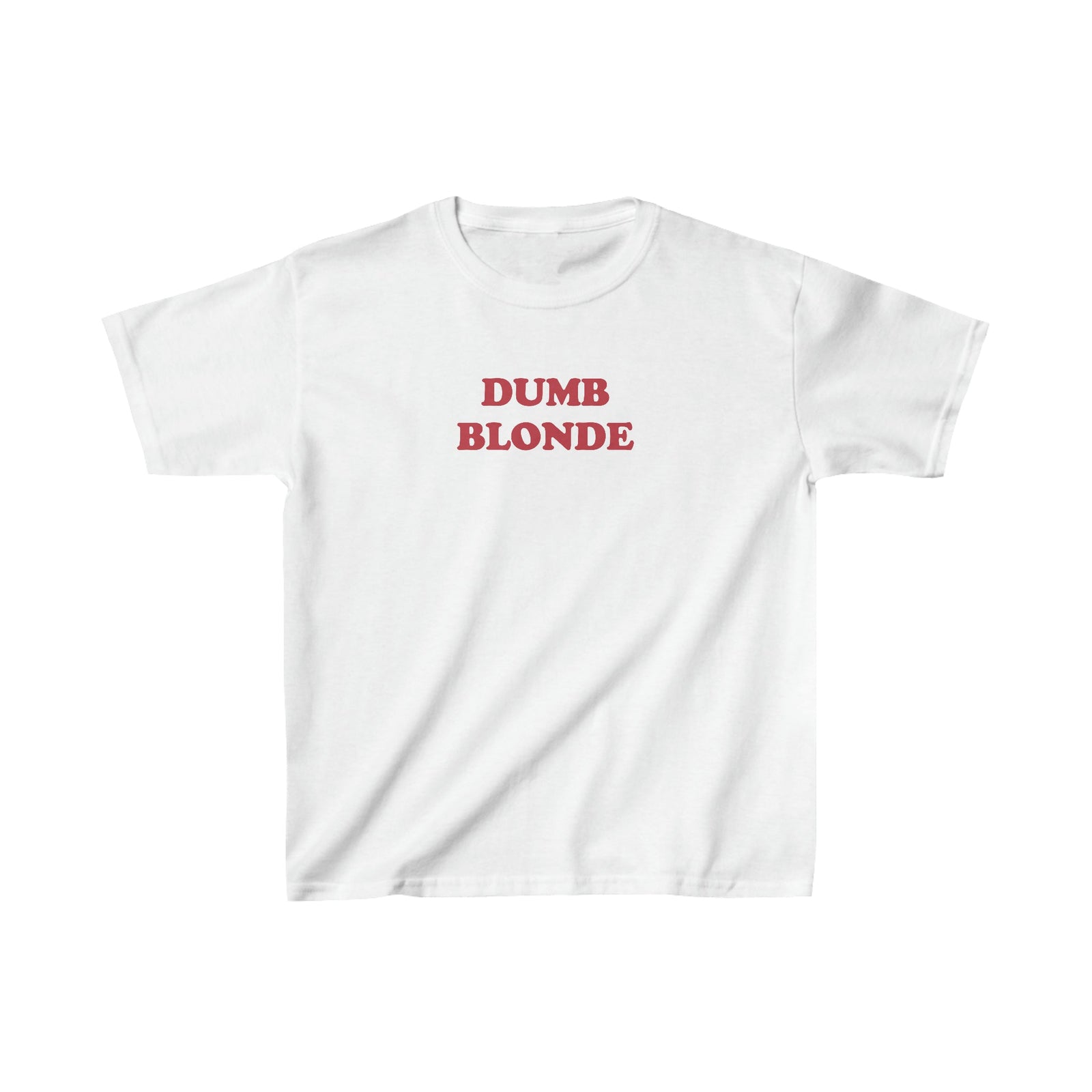 'Dumb Blonde' baby tee