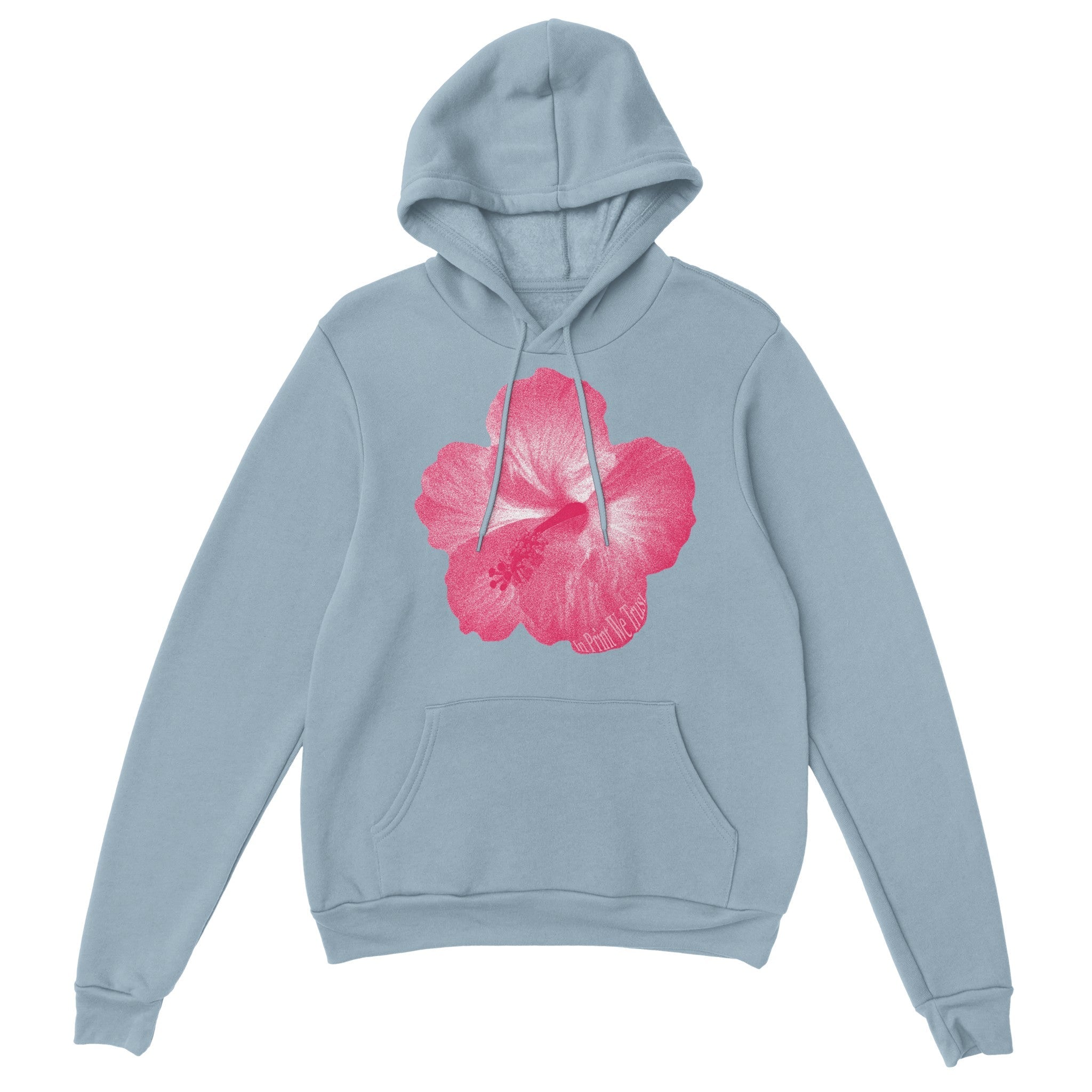 Gold hibiscus outlet print hoodie