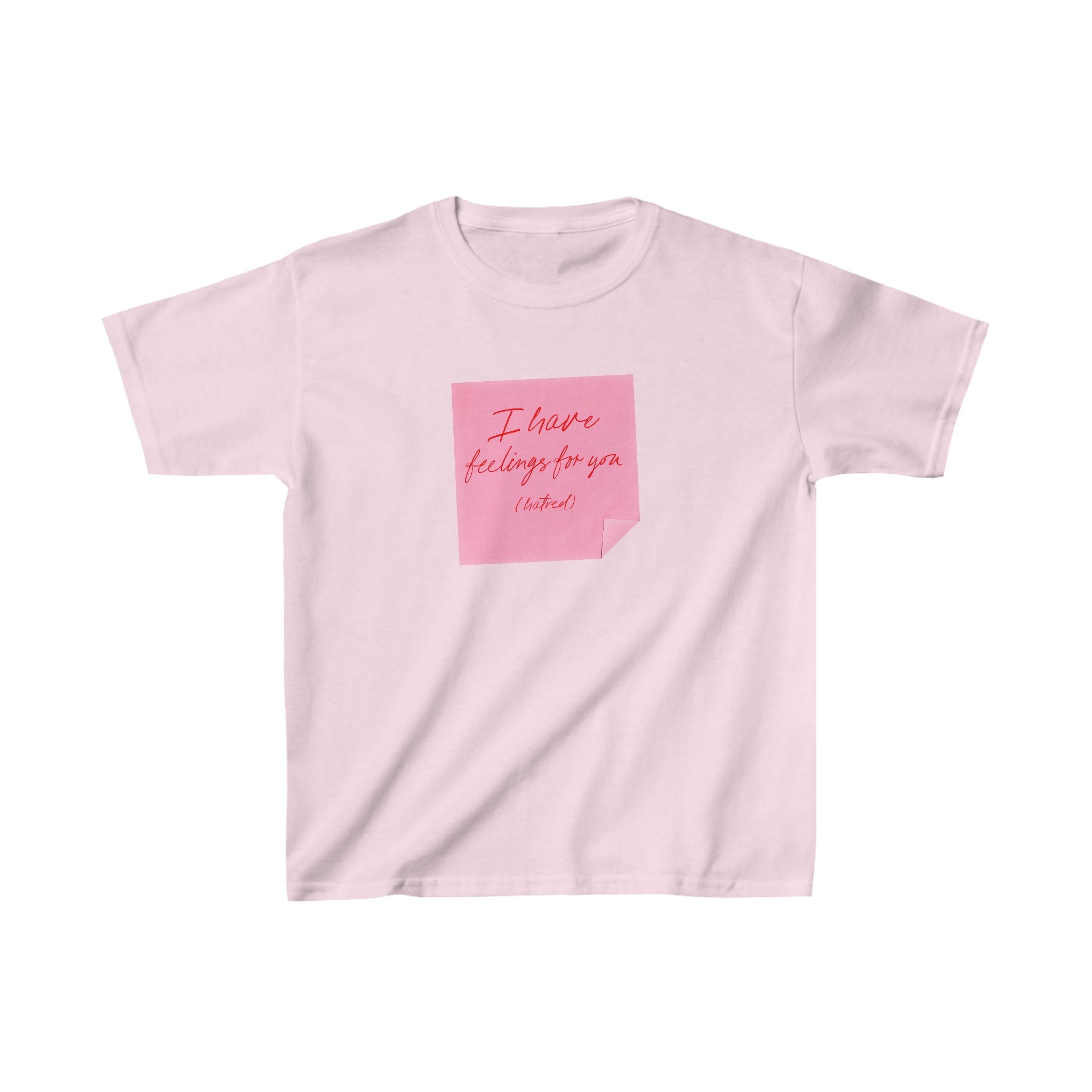 'I have feelings for you (hatred)' baby tee - In Print We Trust