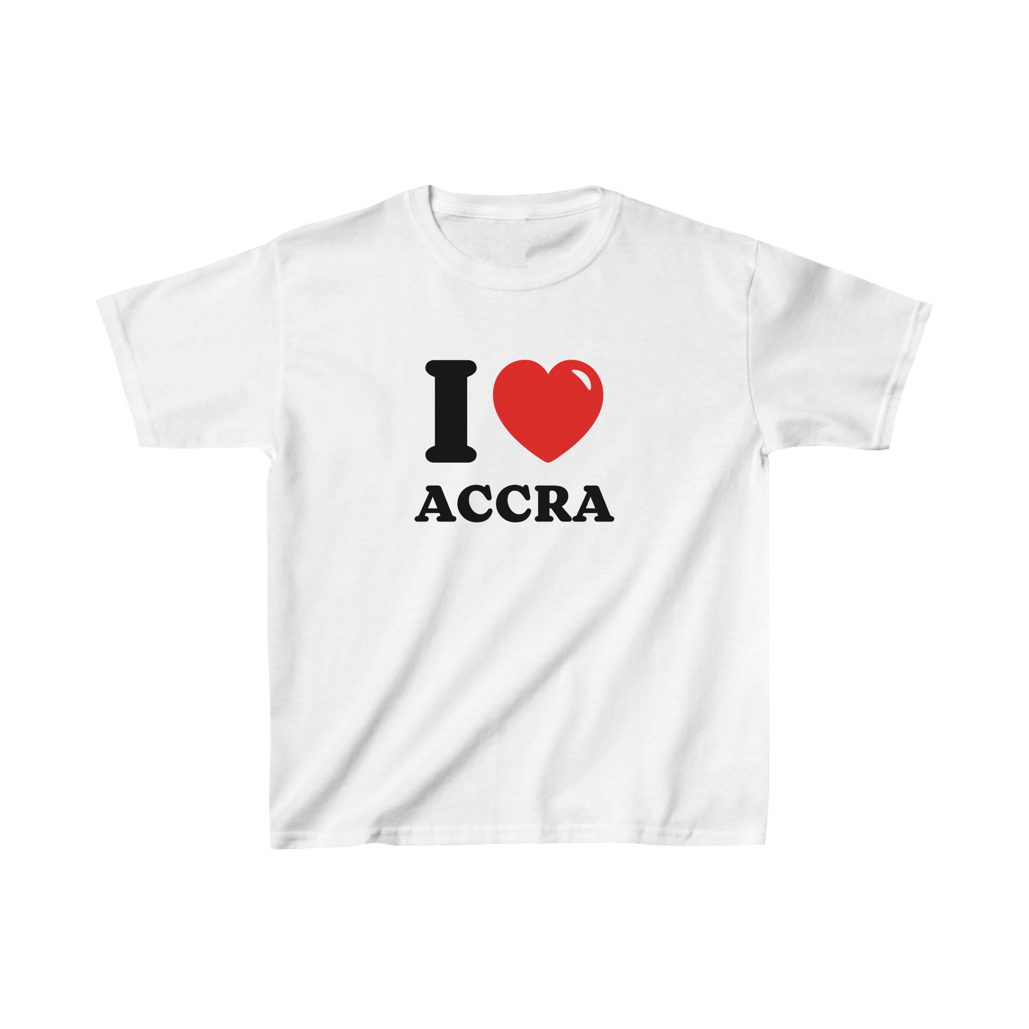 'I love Accra' baby tee - In Print We Trust