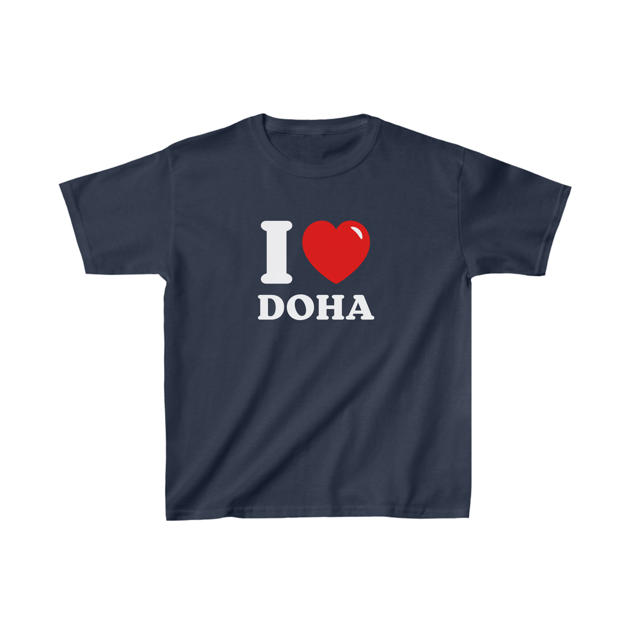 'I love Doha' baby tee - In Print We Trust