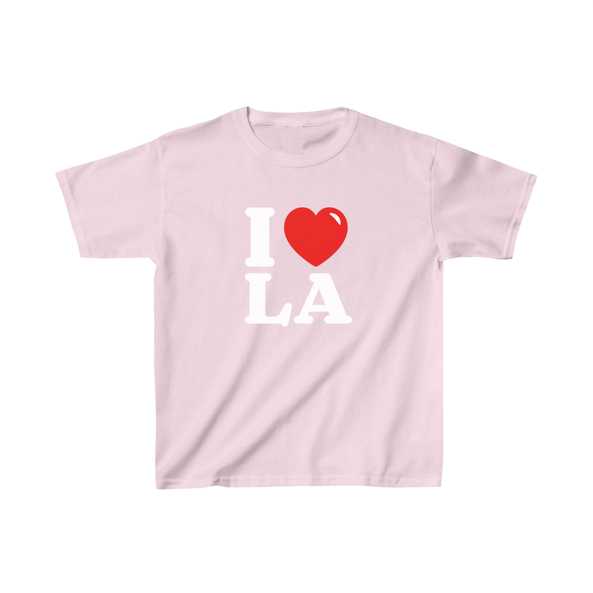 'I love LA' baby tee - In Print We Trust