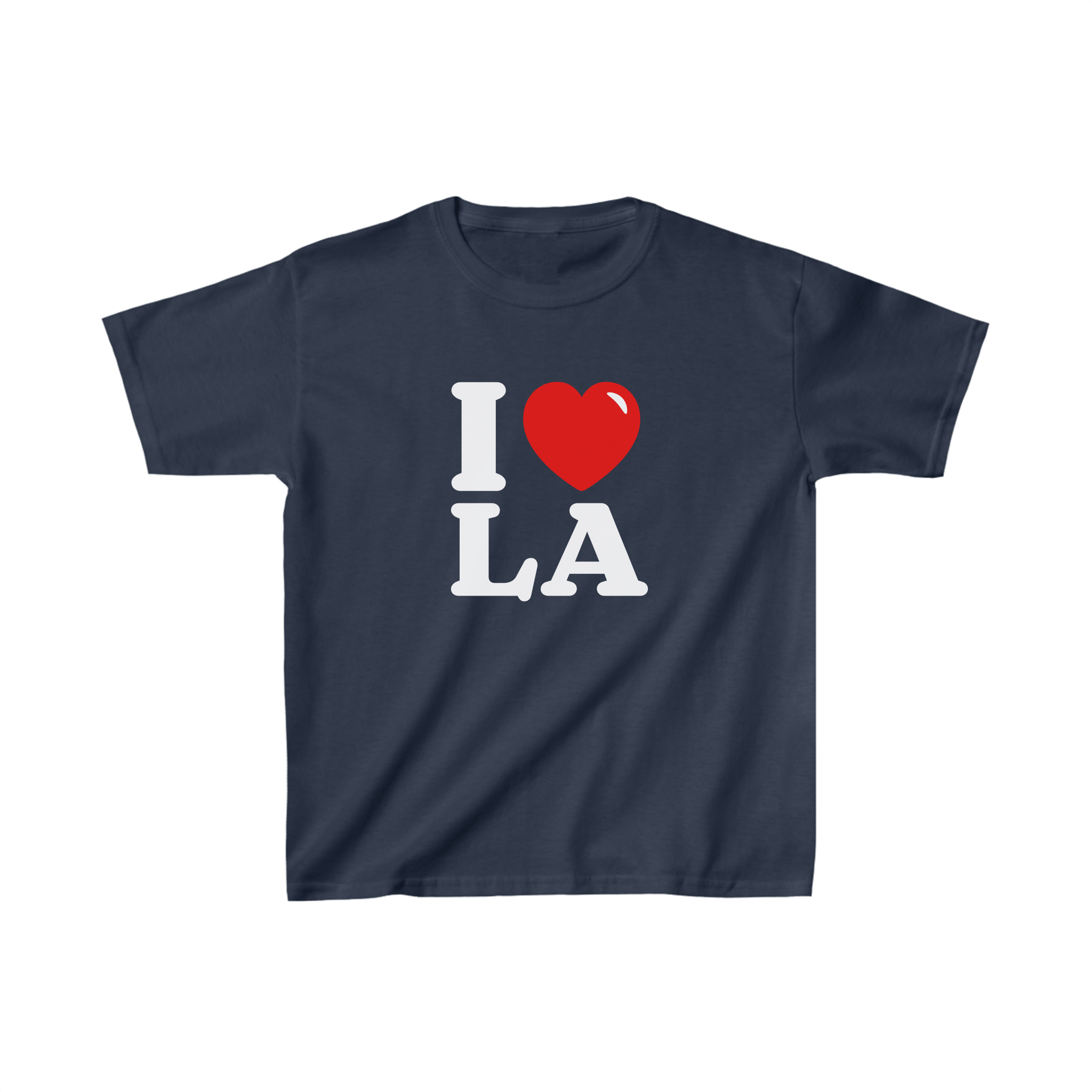 'I love LA' baby tee - In Print We Trust