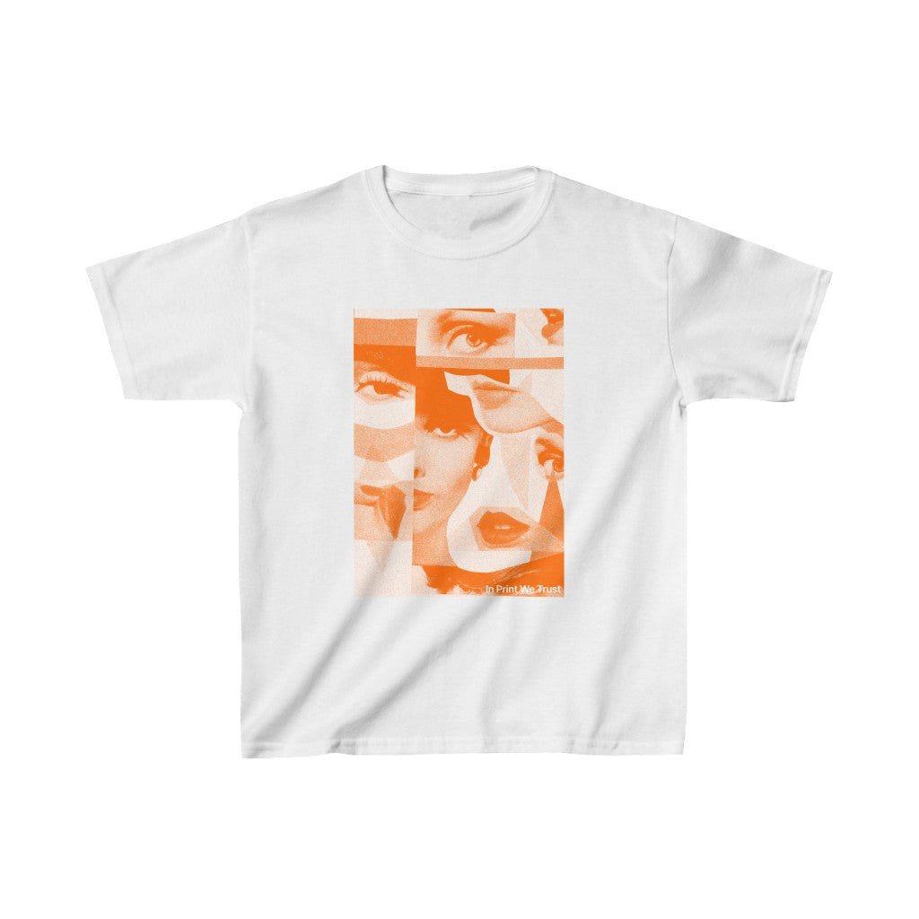 'Many Faces' baby tee - In Print We Trust