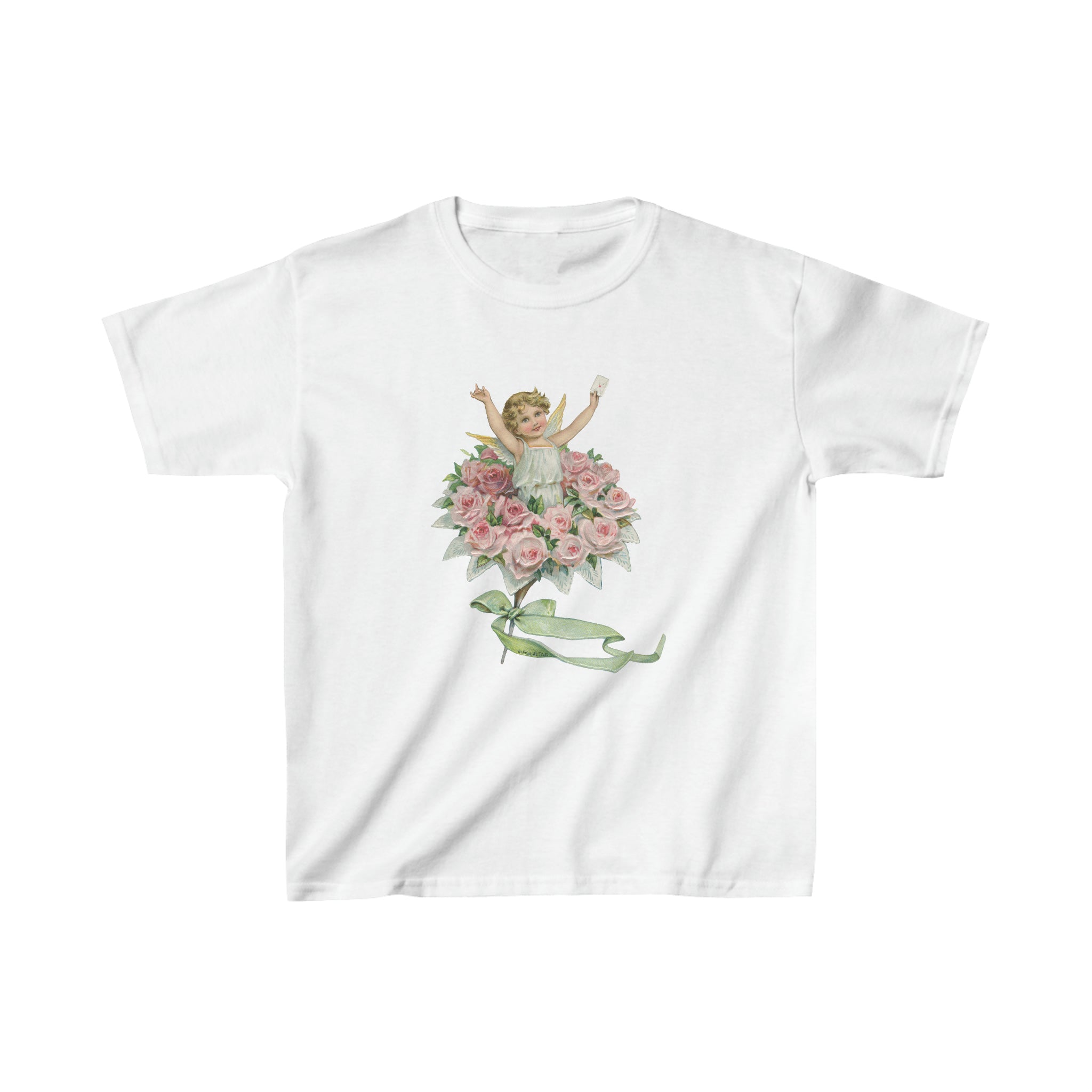 'Match Made in Heaven' baby tee - In Print We Trust