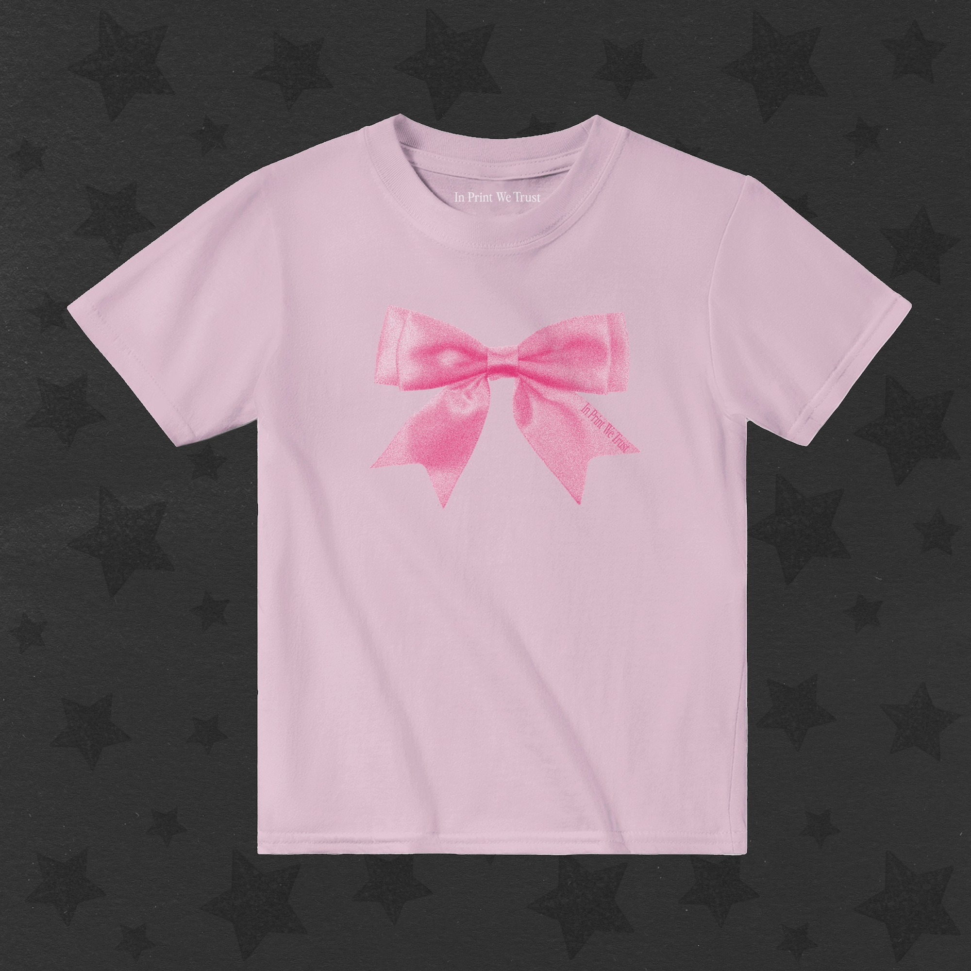 'Put a Bow On It' premium baby tee - In Print We Trust