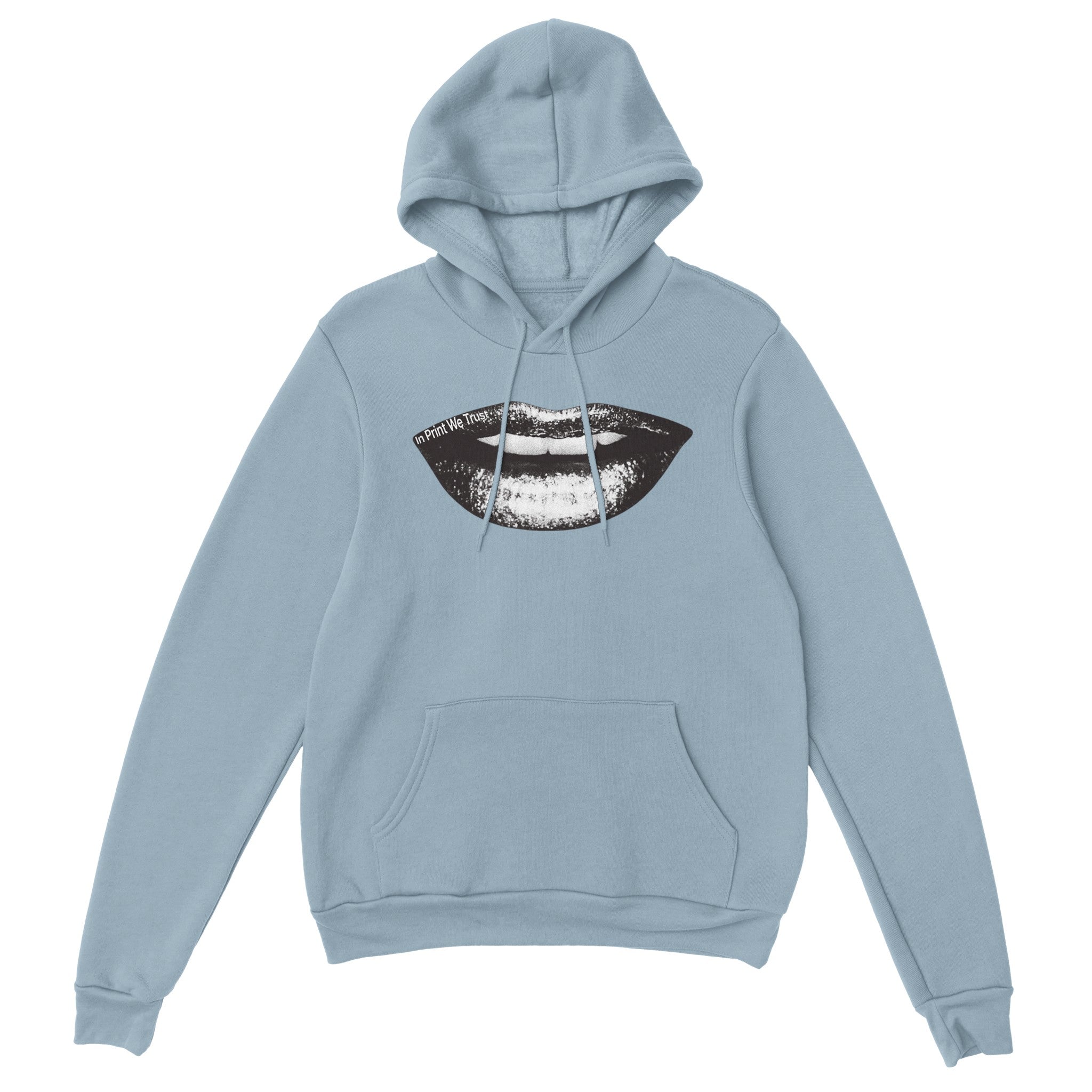 Smile print clearance hoodie