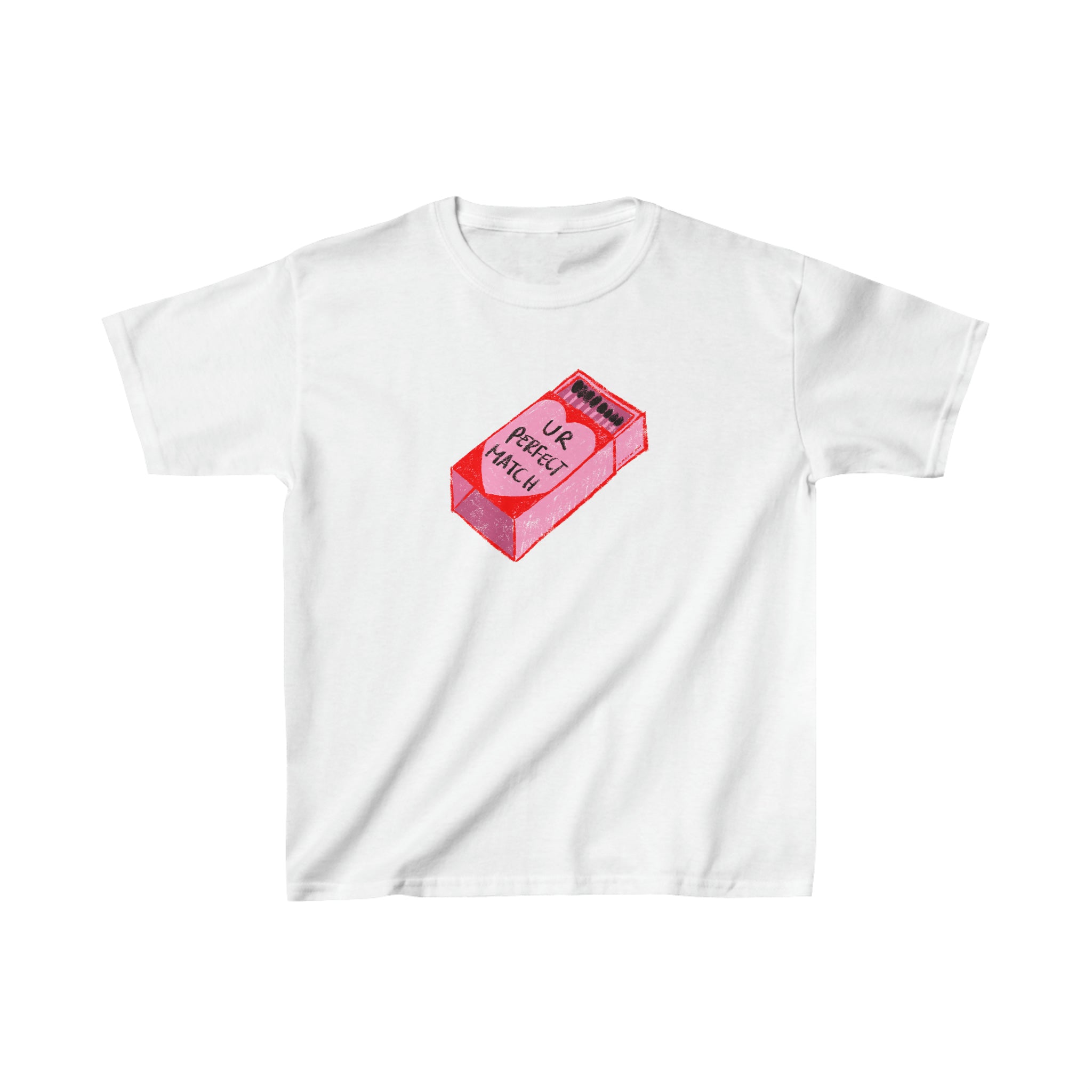 'Ur Perfect Match' baby tee - In Print We Trust