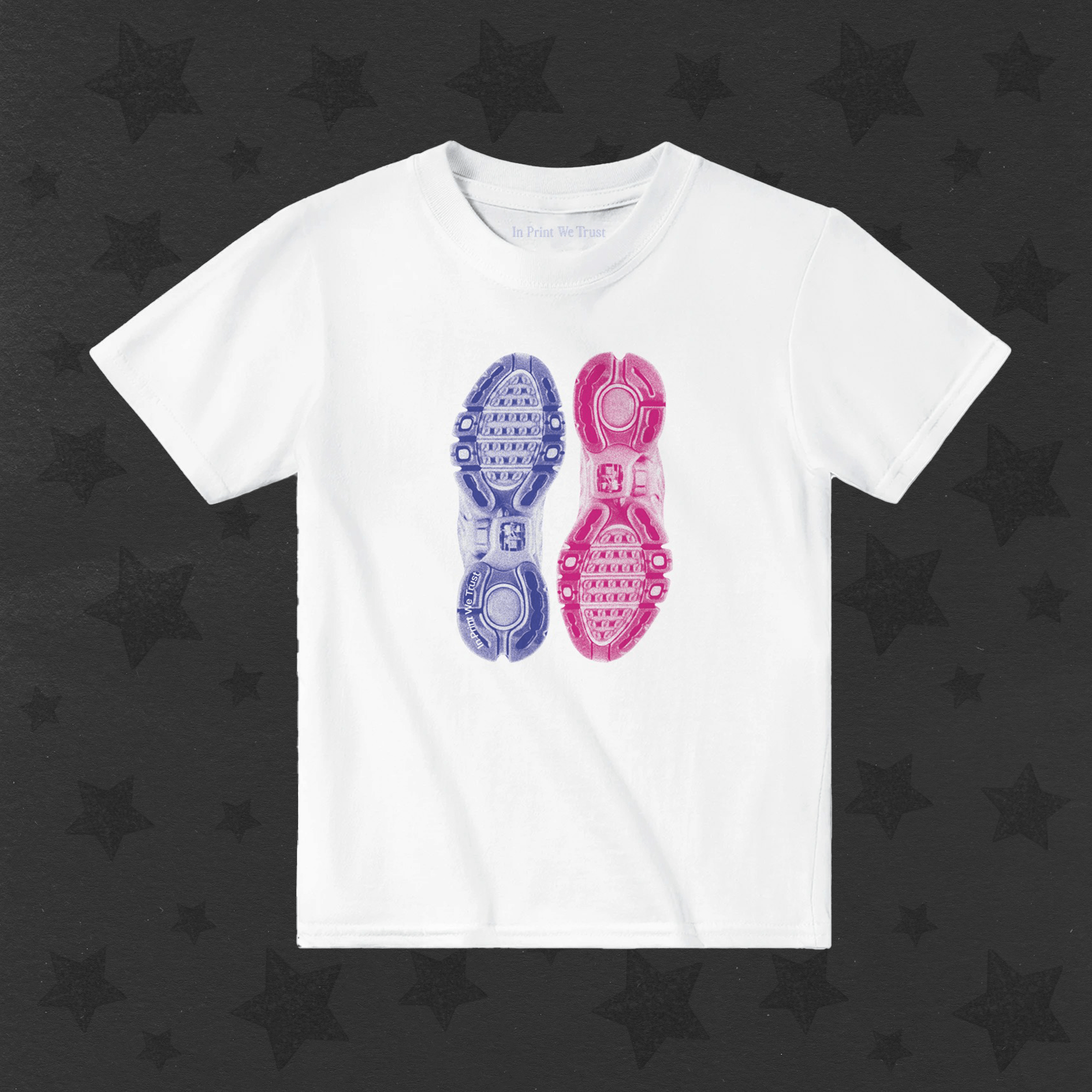 'We Come as a Pair' premium baby tee - In Print We Trust